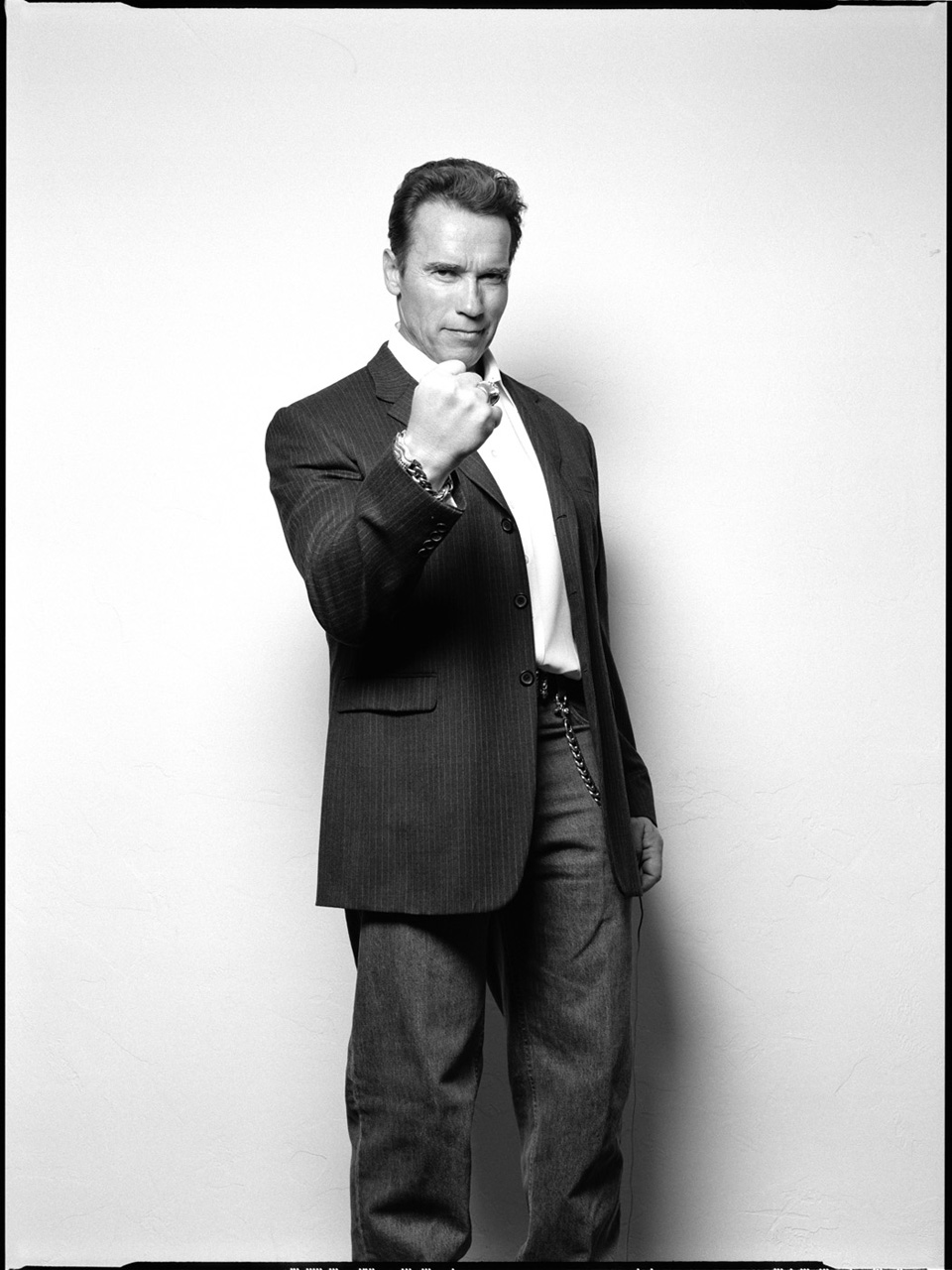 Arnold Schwarzenegger Black and White
