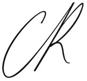 CR Fashion Book Logo Black Cursive