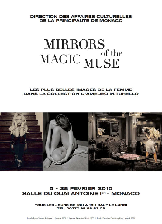 Laurie Lynn Stark's work was featured in the Mirrors of the Magic Muse exhibit in Monaco. Her work included portraits of Pamela Anderson in Chrome Hearts.